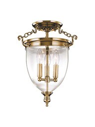 Hanover Ceiling in Aged Brass.